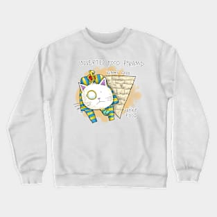 Dapper Cat - Food pyramid Crewneck Sweatshirt